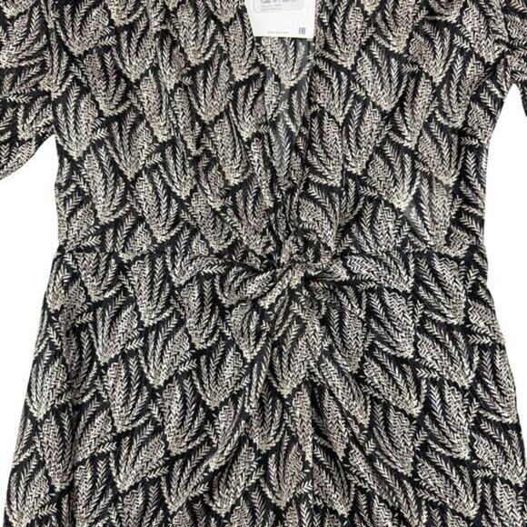 NWT ZARA Lightweight Knot Metallic Mini Dress Sz XS - Picture 7 of 9